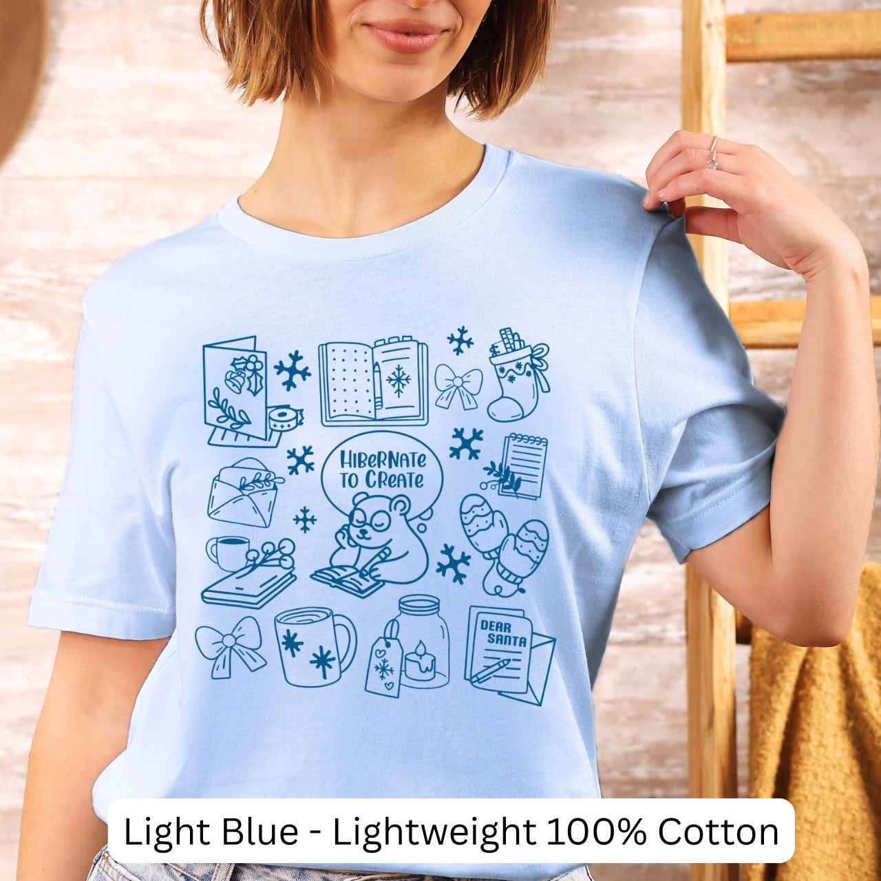 Hibernate to Create Winter Shirt | Cozy Season Writer Tee