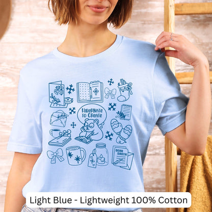 Hibernate to Create Winter Shirt | Cozy Season Writer Tee
