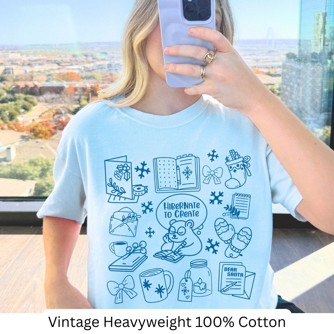 Hibernate to Create Winter Shirt | Cozy Season Writer Tee