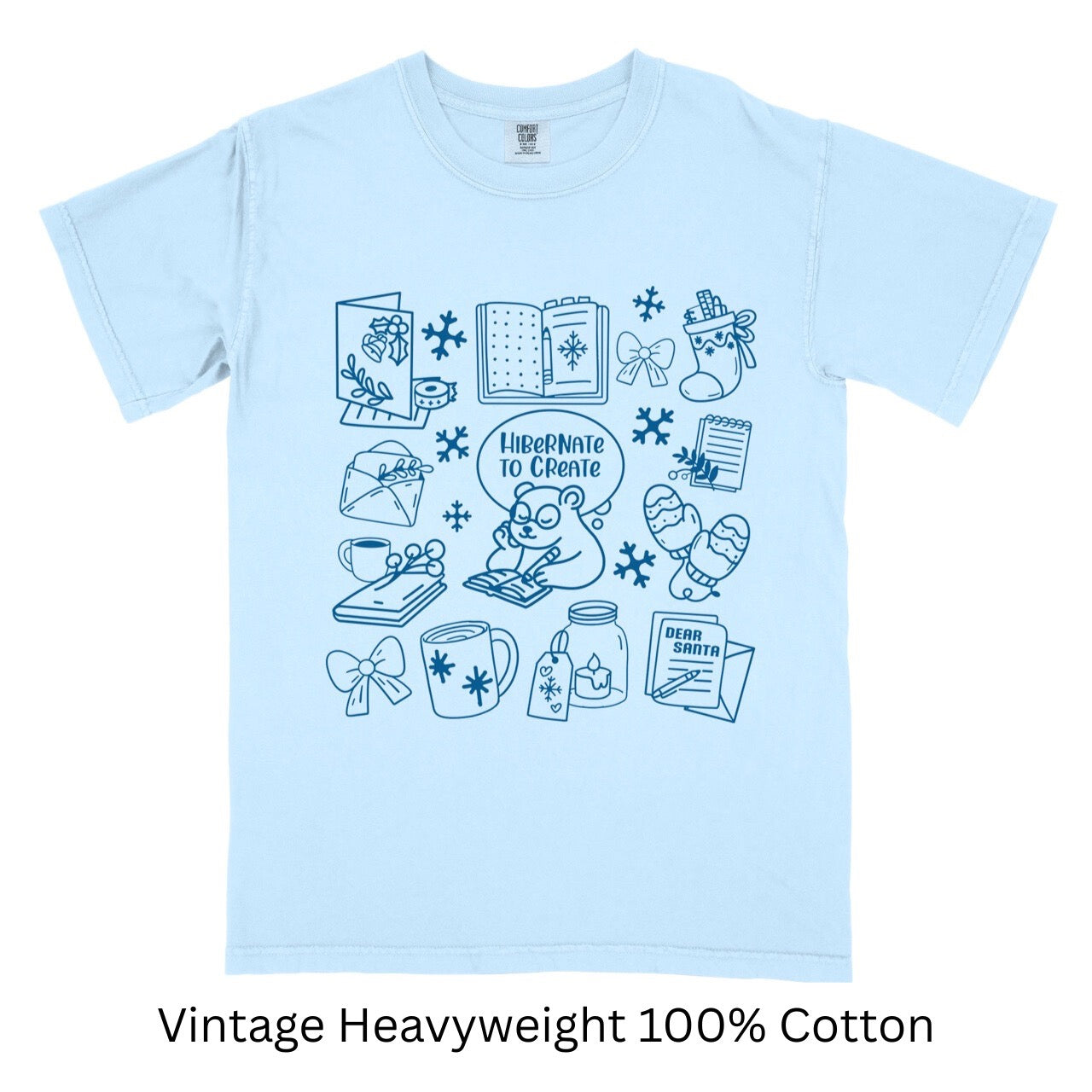 Hibernate to Create Winter Shirt | Cozy Season Writer Tee