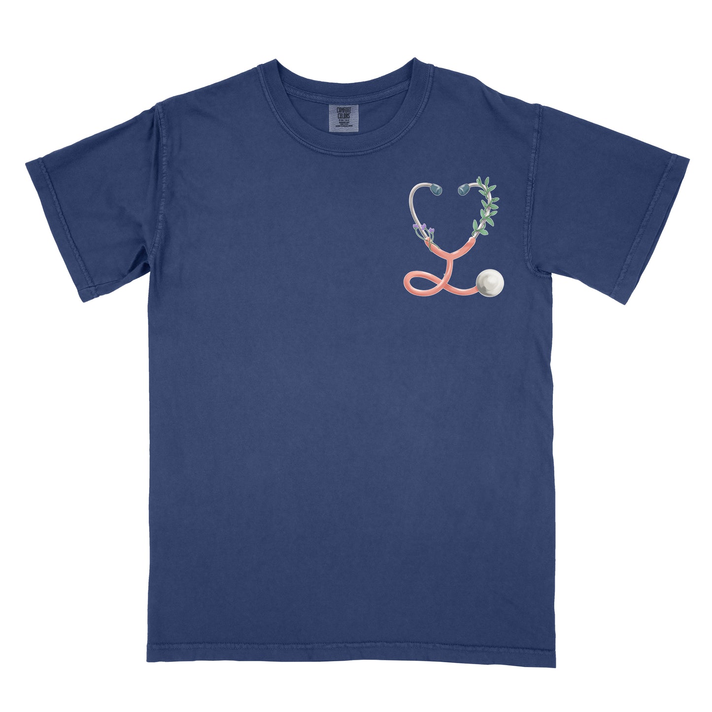 Floral Stethoscope Nurse Tee | Cute Nurse Gift Shirt