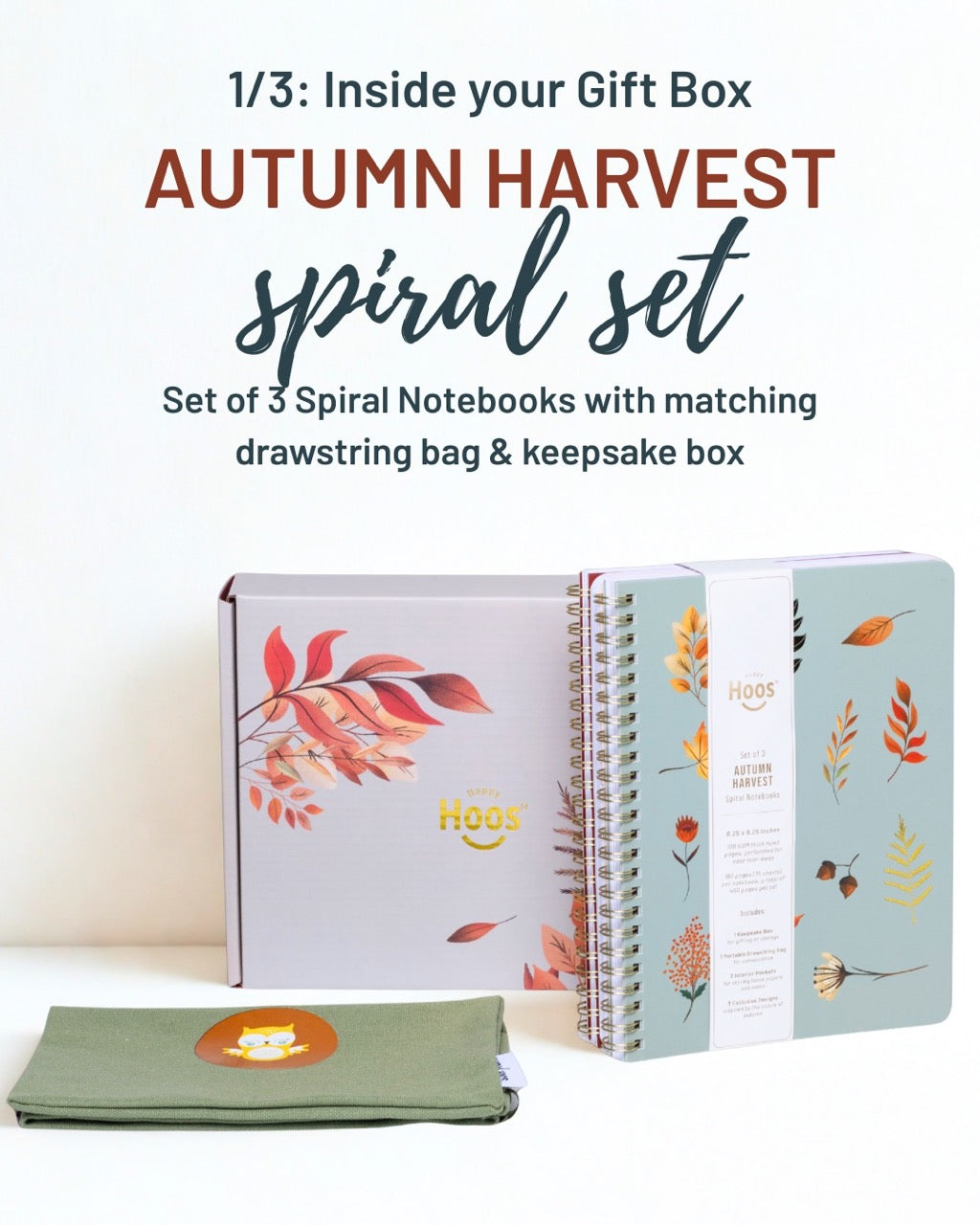 Fall Stationery Gift Box (Personalized Gift-Ready Option)