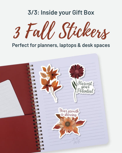 Fall Stationery Gift Box (Personalized Gift-Ready Option)