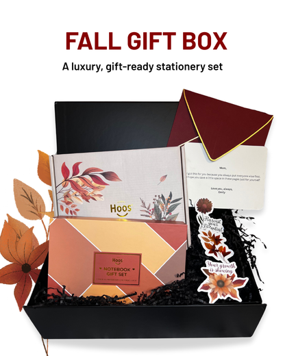 Fall Stationery Gift Box (Personalized Gift-Ready Option)
