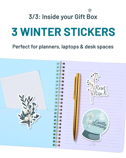 Winter Stationery Gift Box (Personalized Gift-Ready Option)