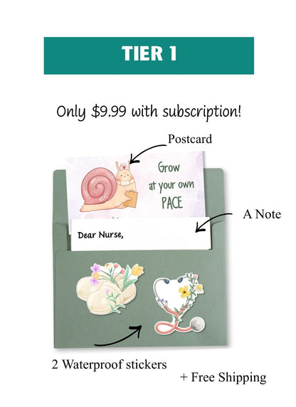 Quarterly Snail Mail For Nurses | Printed in USA