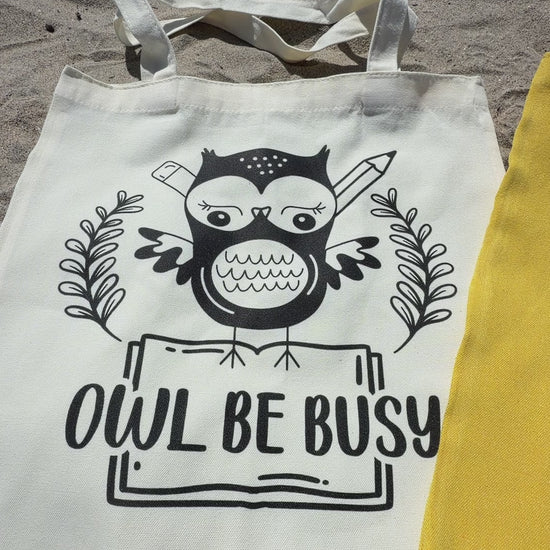 Video of owl be busy bags
