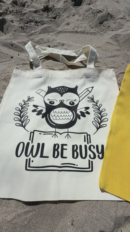 Video of owl be busy bags
